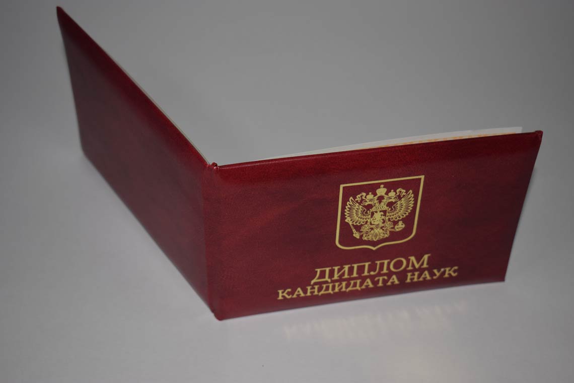 Диплом Кандидата Наук 2017-2025 в Чебоксарах корка